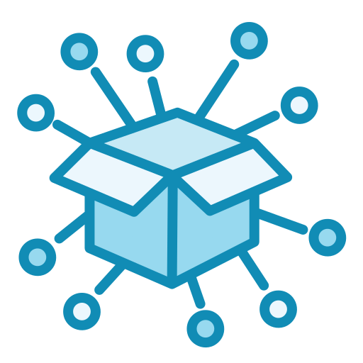 Distribution network Generic color lineal-color icon