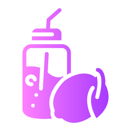 zumo de limón Generic gradient fill icono