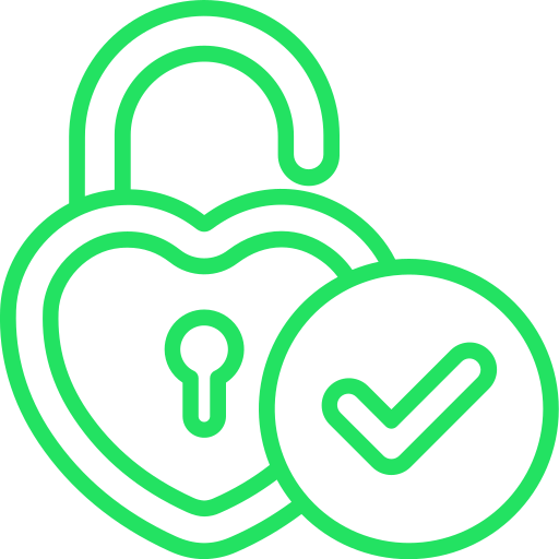 Heart lock Generic color outline icon