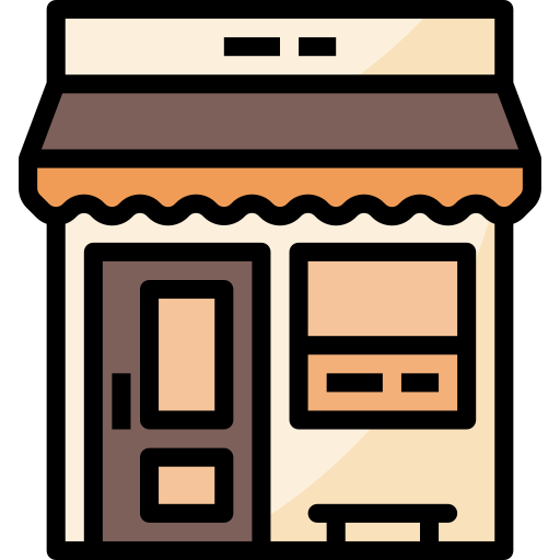 Cafe mynamepong Lineal Color icon