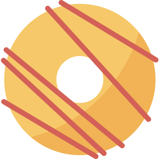 Donut mynamepong Flat icon