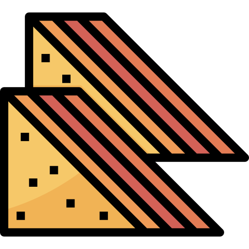 kanapka mynamepong Lineal Color ikona