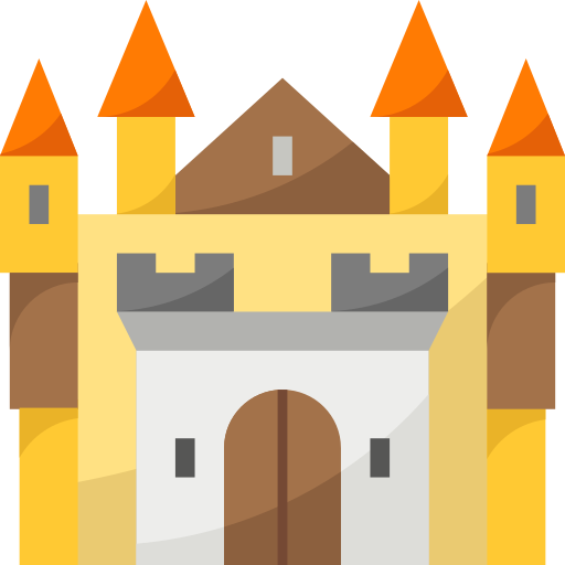 kasteel mynamepong Flat icoon