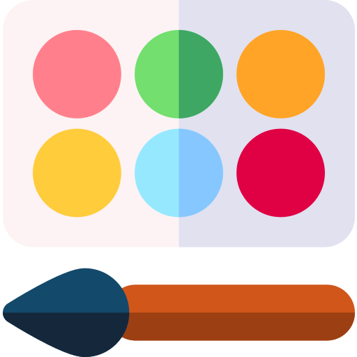 Watercolor Basic Rounded Flat icon