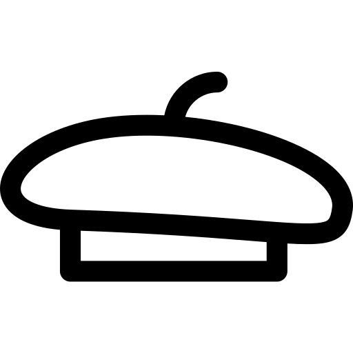 berretto Basic Rounded Lineal icona