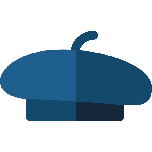 ベレー Basic Rounded Flat icon