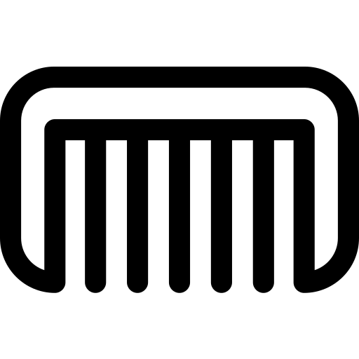 Pente Basic Rounded Lineal Ícone