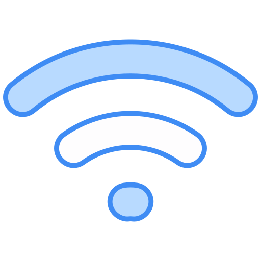 señal de wifi Generic color lineal-color icono