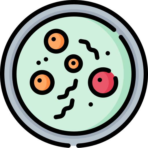 Bacterias Special Lineal color icono