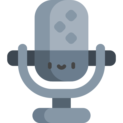mikrofon Kawaii Flat icon
