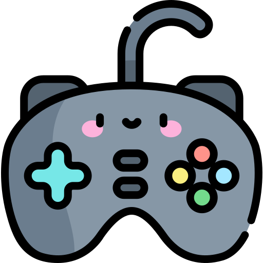 controllore di gioco Kawaii Lineal color icona