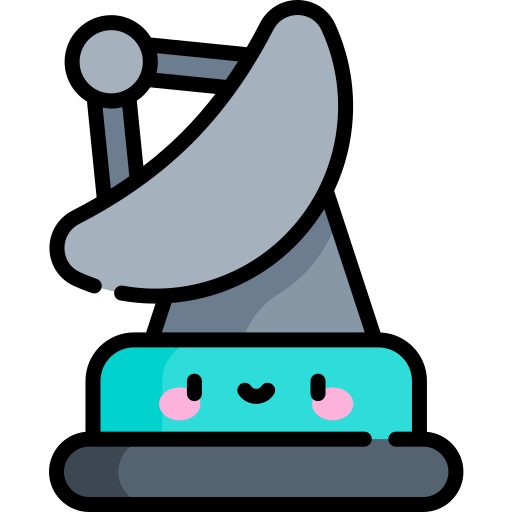 antenne Kawaii Lineal color icon