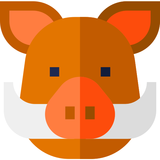Boar Basic Straight Flat icon