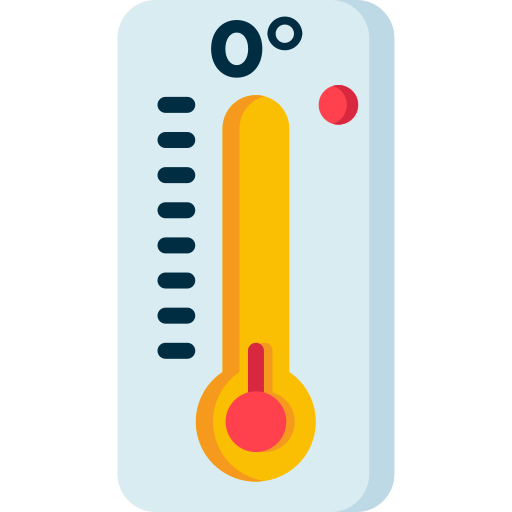Low temperature Good Ware Flat icon