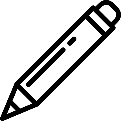 Pencil Detailed Rounded Lineal icon