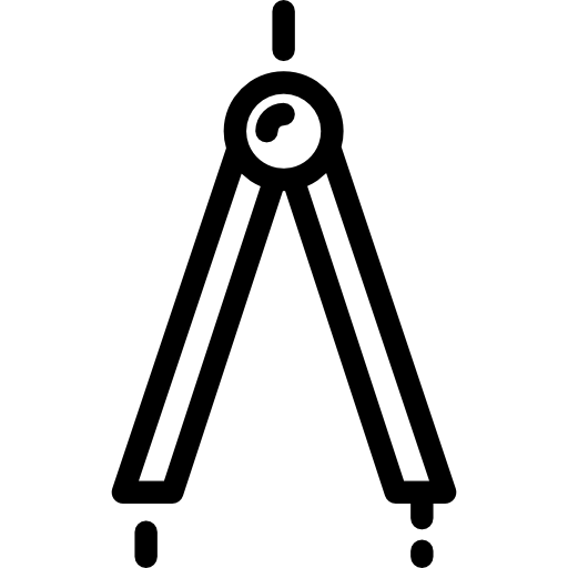 나침반 Detailed Rounded Lineal icon