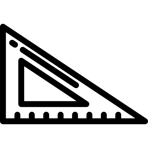 quadrat setzen Detailed Rounded Lineal icon