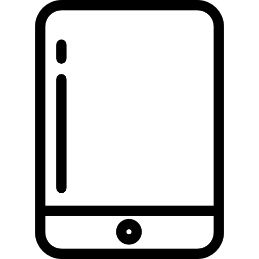 Tablet Detailed Rounded Lineal icon