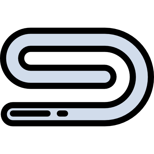 Paperclip Detailed Rounded Lineal color icon