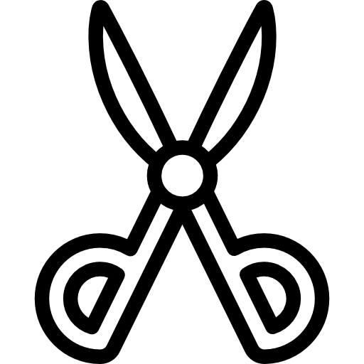 切る Detailed Rounded Lineal icon