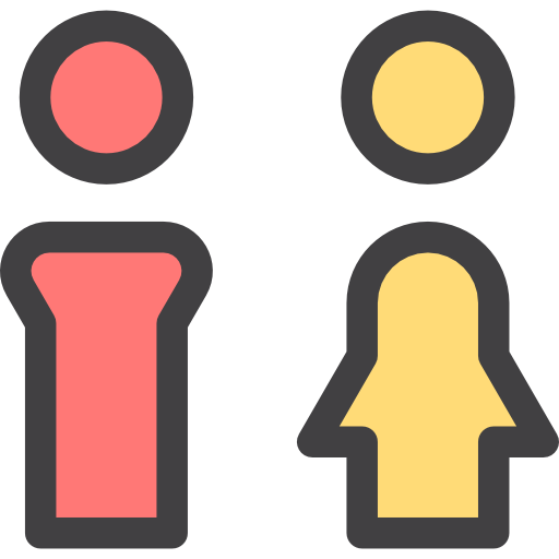 familie Detailed Rounded Lineal color icon