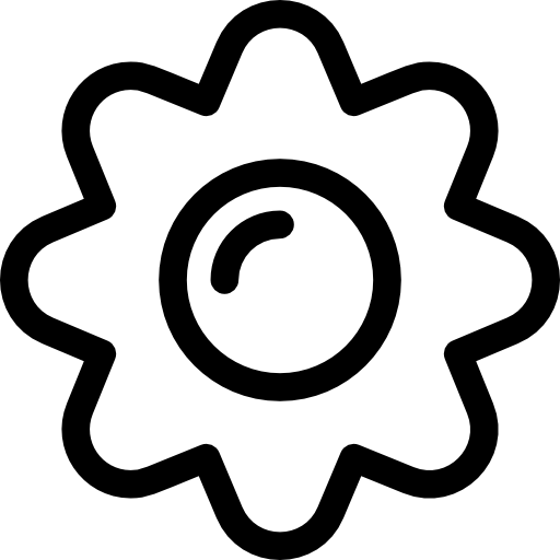 Flower Detailed Rounded Lineal icon