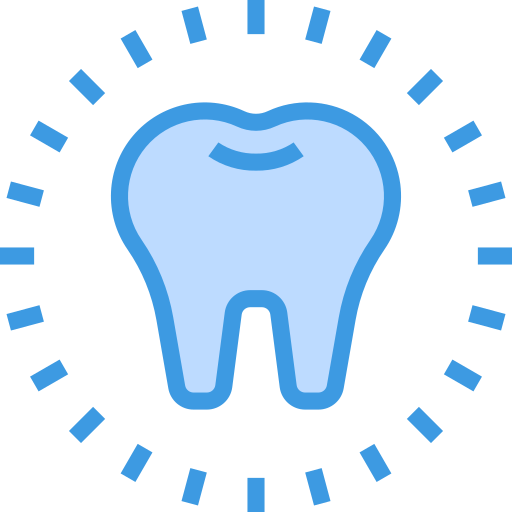 Blanqueamiento de dientes itim2101 Blue icono
