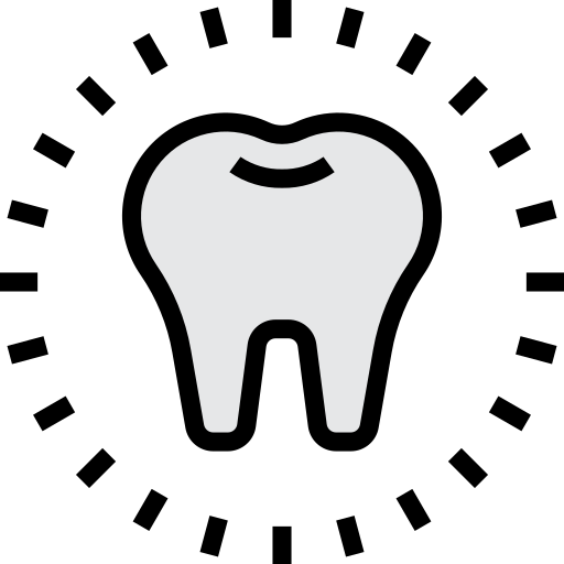sbiancamento dei denti itim2101 Lineal Color icona