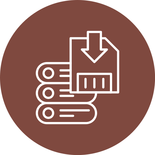 Save data Generic color fill kuvake