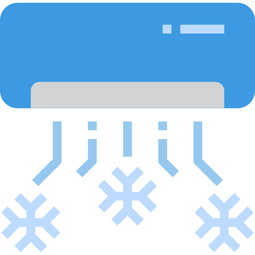 Air conditioner itim2101 Flat icon