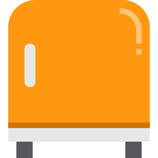 Refrigerator itim2101 Flat icon