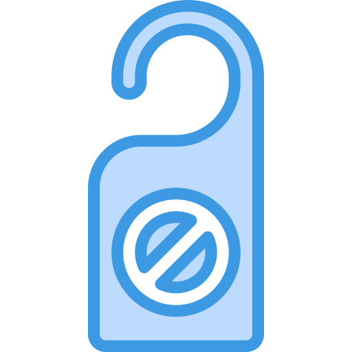 문 걸이 itim2101 Blue icon