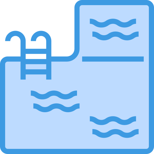schwimmbad itim2101 Blue icon