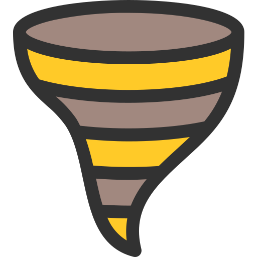 Tornado Deemak Daksina Lineal color icon