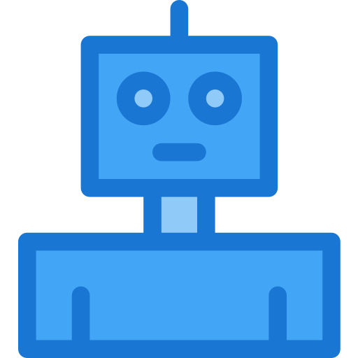 robot Deemak Daksina Blue ikona