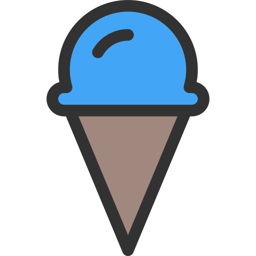 アイスクリーム Deemak Daksina Lineal color icon