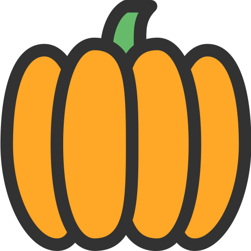 Pumpkin Deemak Daksina Lineal color Ícone