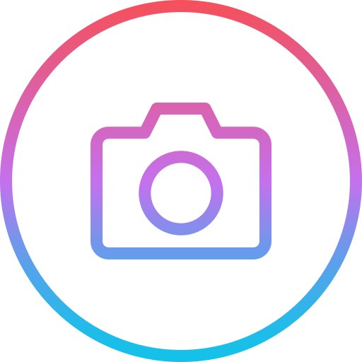 fotocamera Iconixar Gradient icona