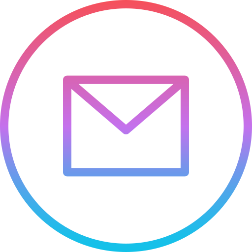 e-mail Iconixar Gradient icoon