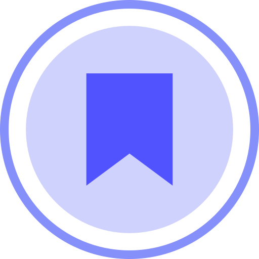 Bookmark Iconixar Flat icon
