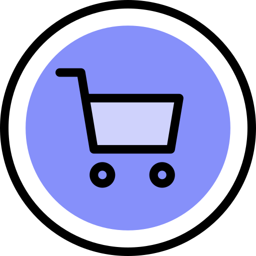 Shopping cart Iconixar Lineal Color icon