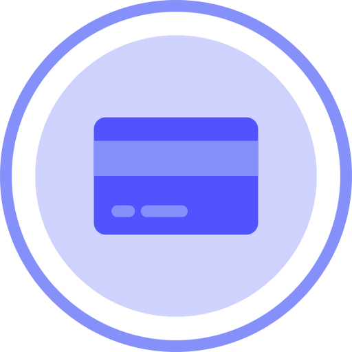 Credit card Iconixar Flat icon