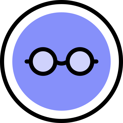 Eyeglasses Iconixar Lineal Color icon