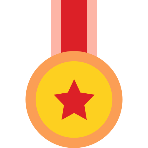 メダル Iconixar Flat icon