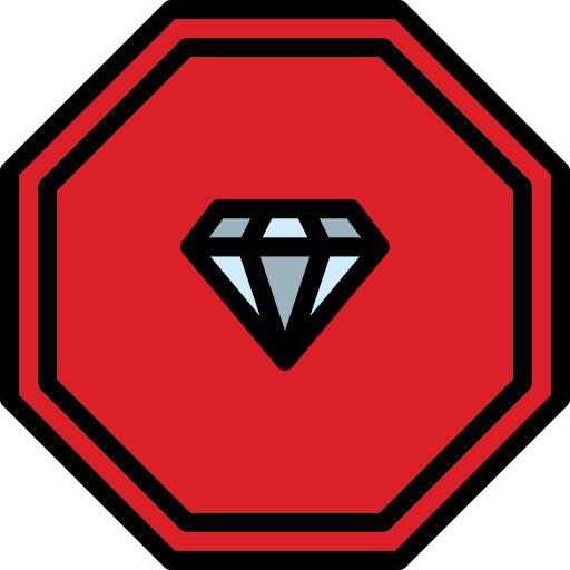 diamante Iconixar Lineal Color icona