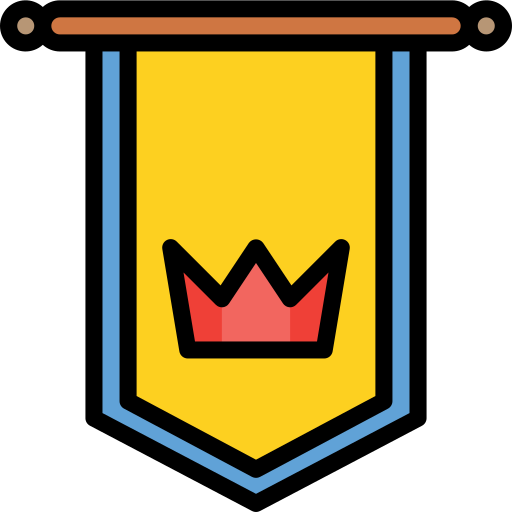 Корона Iconixar Lineal Color иконка