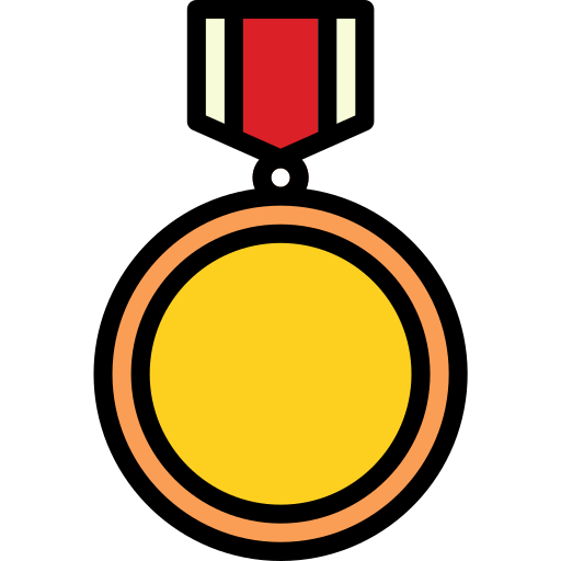 Medalha Iconixar Lineal Color Ícone