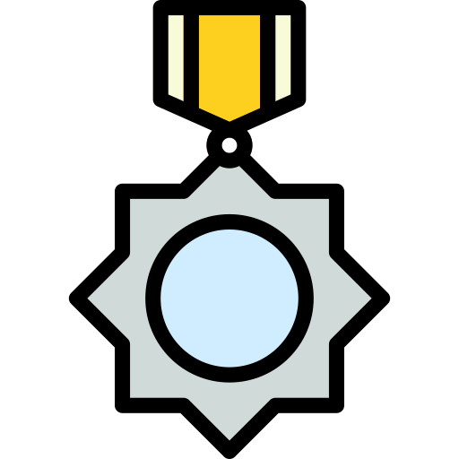 Medal Iconixar Lineal Color icon