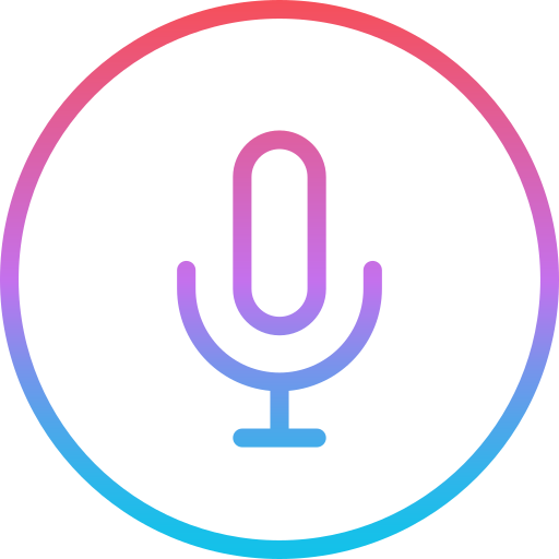 mikrofon Iconixar Gradient icon