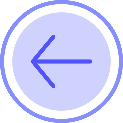 Flecha hacia la izquierda Iconixar Flat icono